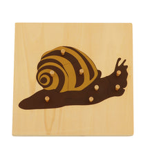 Load image into Gallery viewer, Snail Montessori Puzzle / Jigsaw