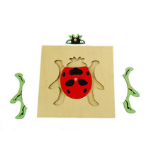 Load image into Gallery viewer, Ladybird/Ladybug Montessori Puzzle / Jigsaw