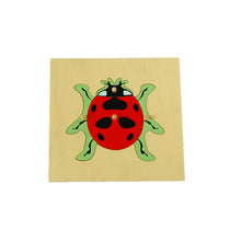Load image into Gallery viewer, Ladybird/Ladybug Montessori Puzzle / Jigsaw