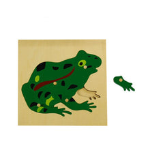Load image into Gallery viewer, Frog Montessori Puzzle / Jigsaw