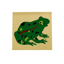 Load image into Gallery viewer, Frog Montessori Puzzle / Jigsaw