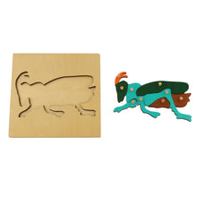 Load image into Gallery viewer, Grasshopper Montessori Puzzle/ Jigsaw