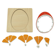 Load image into Gallery viewer, Orange Montessori Puzzle/ Jigsaw