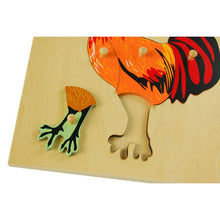 Load image into Gallery viewer, Rooster Montessori Puzzle/ Jigsaw